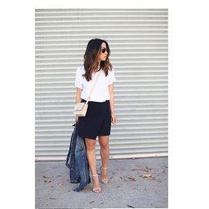 ° Leith Faux Wrap Miniskirt °